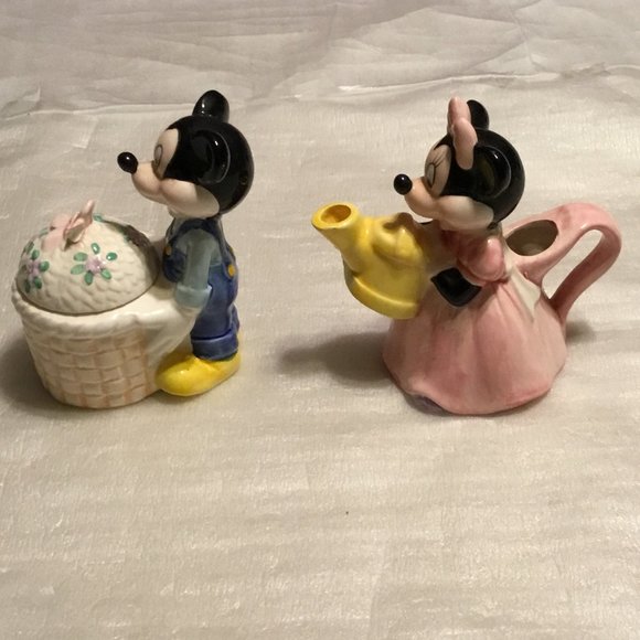Vintage Walt Disney Mickey Mouse & Minnie figural sugar & creamer set - Picture 2 of 10
